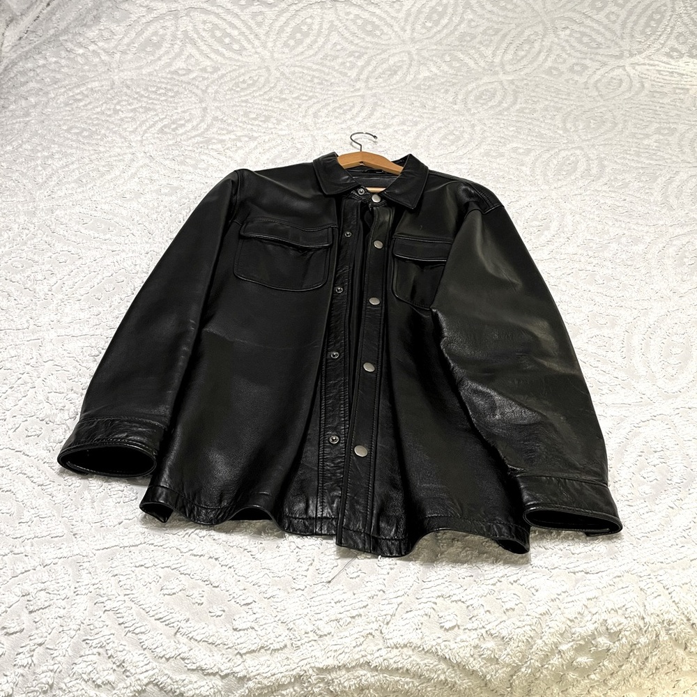 Kenneth Cole NY men’s leather jacket size L